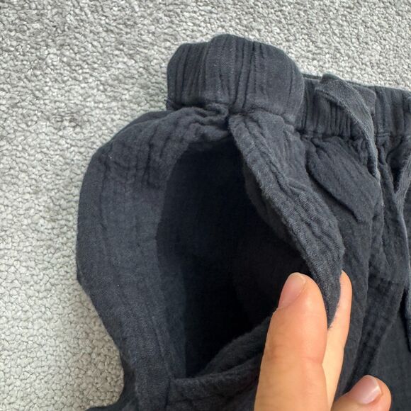 Wilfred Free Aritzia Organic Cotton Wide Leg Palazzo Pants Womens Small Black - Picture 3 of 15